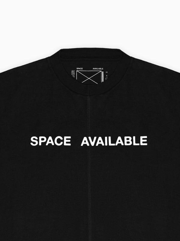 Space Available SA LOGO T-SHIRT BLACK
