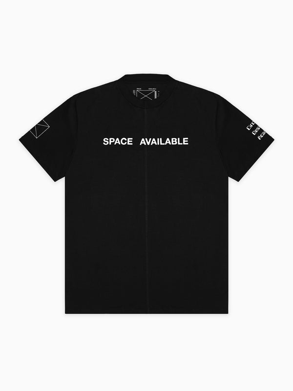 space available SA LOGO T-SHIRT BLACK