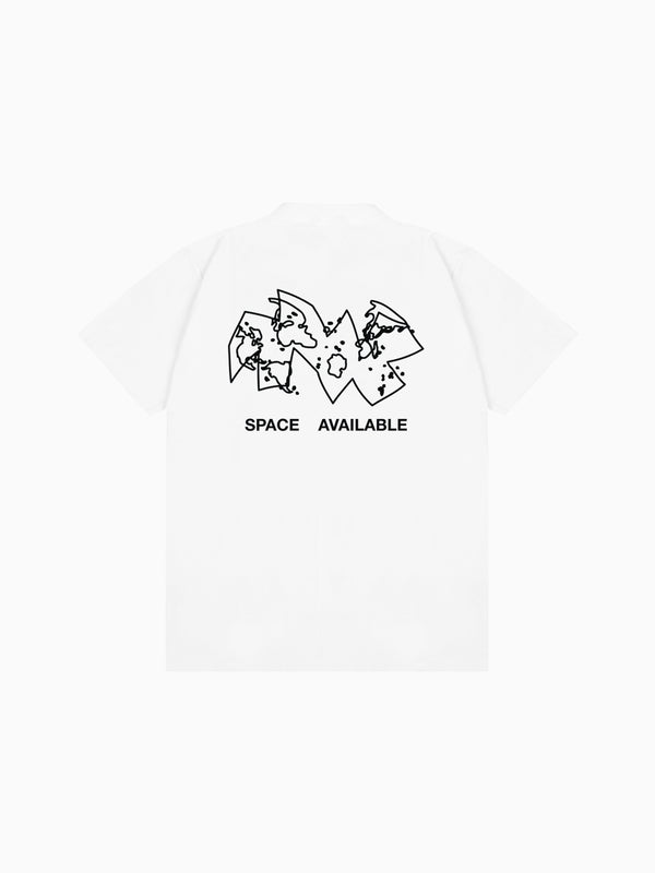 Space Available SA Map Tee White
