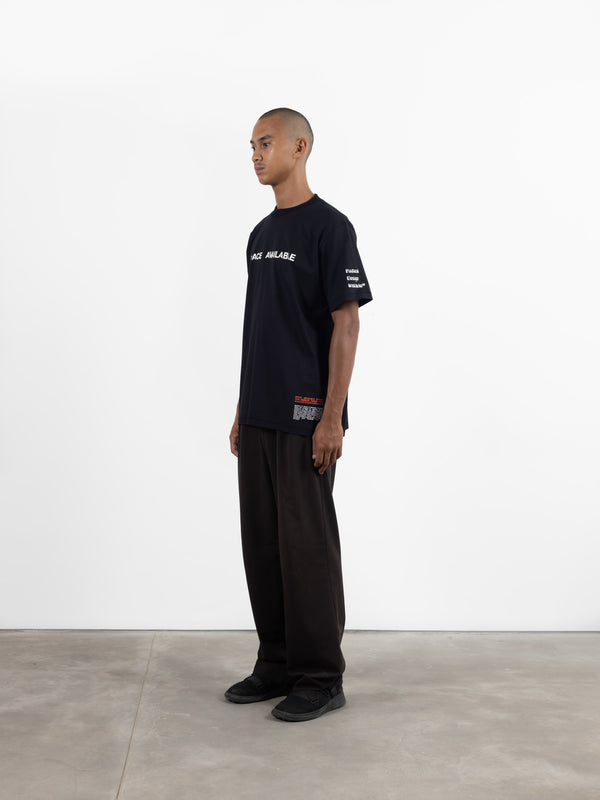 Space Available SA03 Logo T-Shirt Black