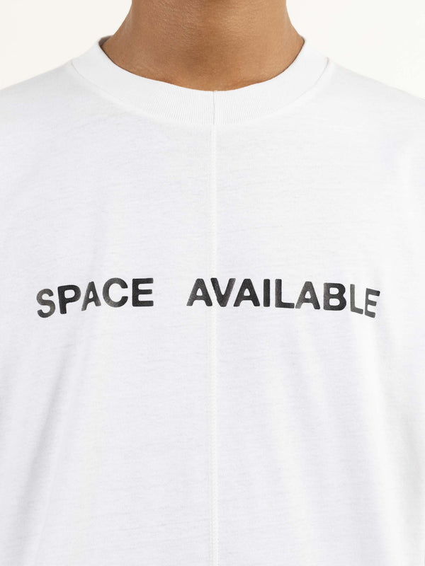 Space Available SA03 Logo T-shirt White