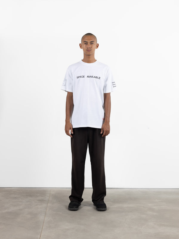 Space Available SA03 Logo T-shirt White