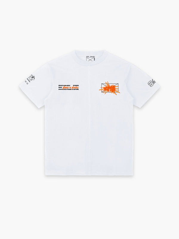 space available SA04 Case Study T-shirt White