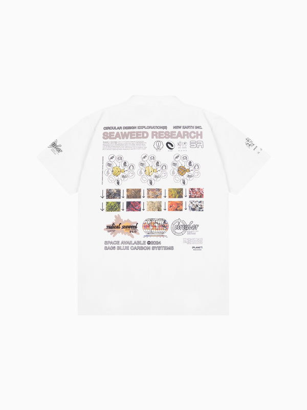 Space Available Seaweed Research Tee White