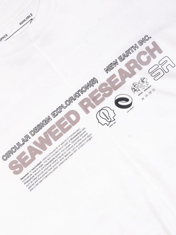 Space Available Seaweed Research Tee White