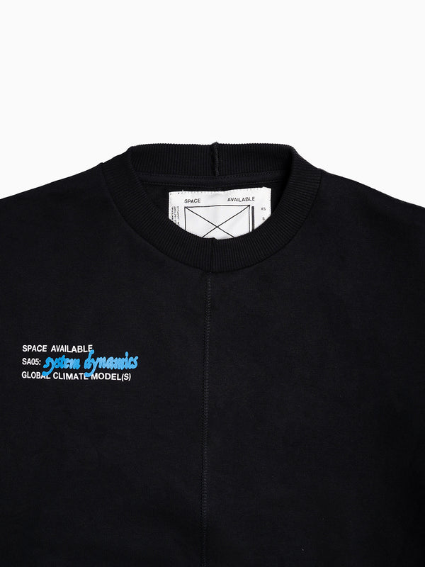 Space Available System Dynamics Crew Sweat Black