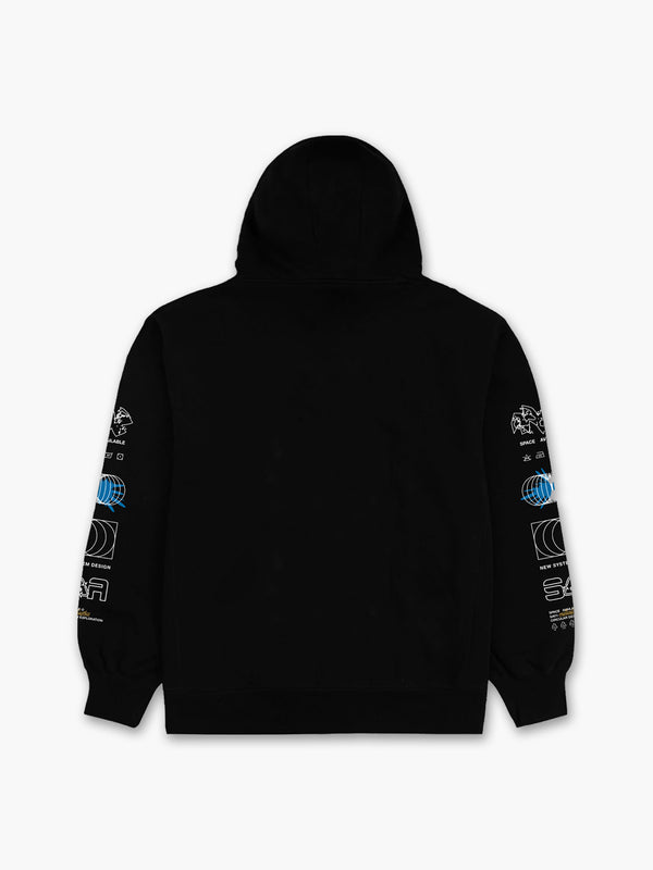 Space Available System Hoodie Black