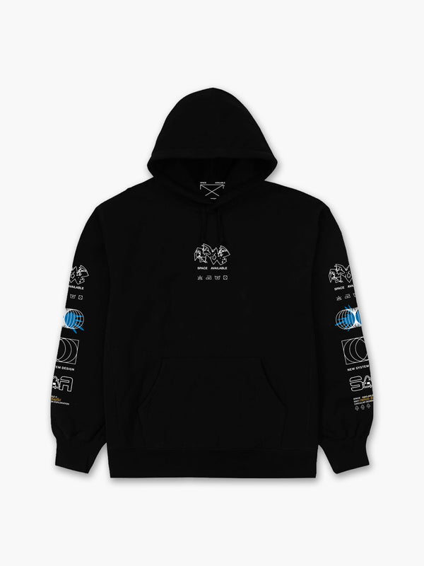 space available System Hoodie Black