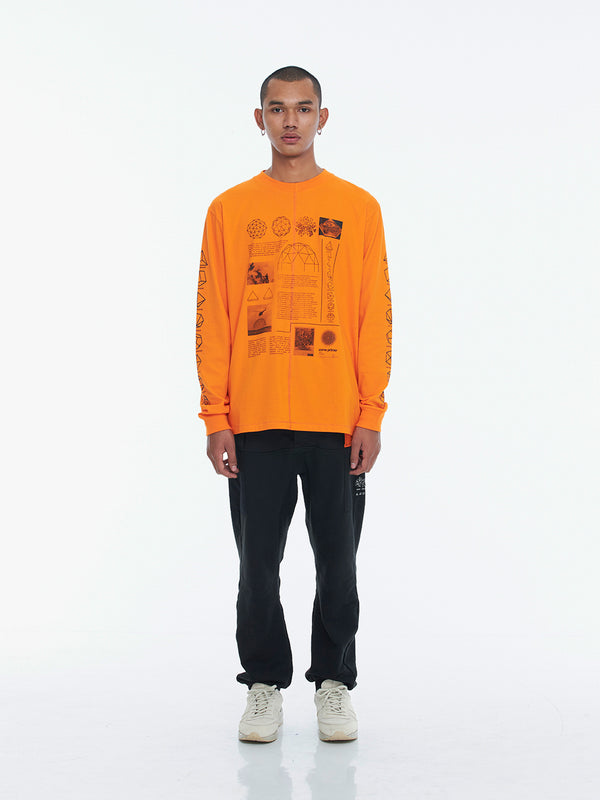 Space Available Upcycled Dome T Orange