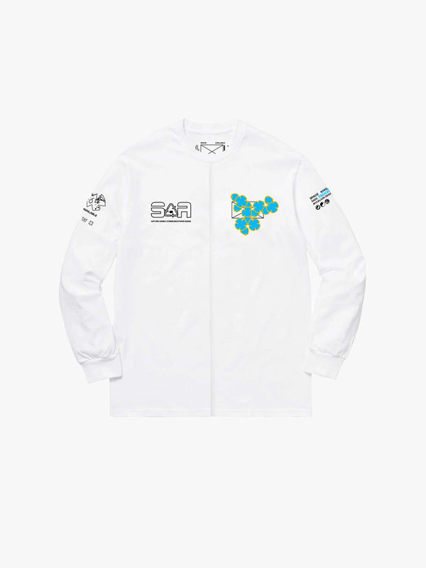space available Upcycled Earth Long-Sleeve White
