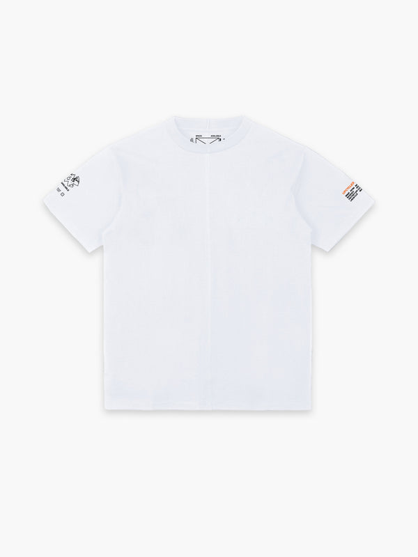 space available Upcycled Expansion T-shirt White