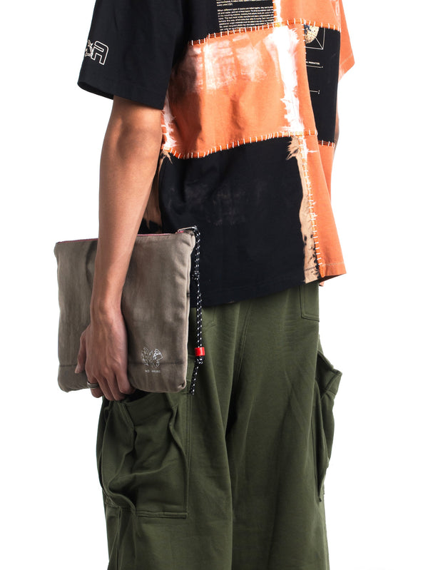 Space Available Upcycled Plant Dye Laptop Pouch