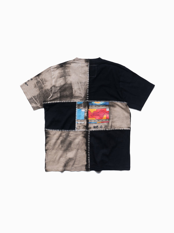 Space Available Upcycled Plant Dye Tee Grey