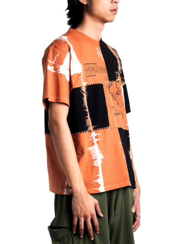Space Available Upcycled Plant Dye Tee Orange