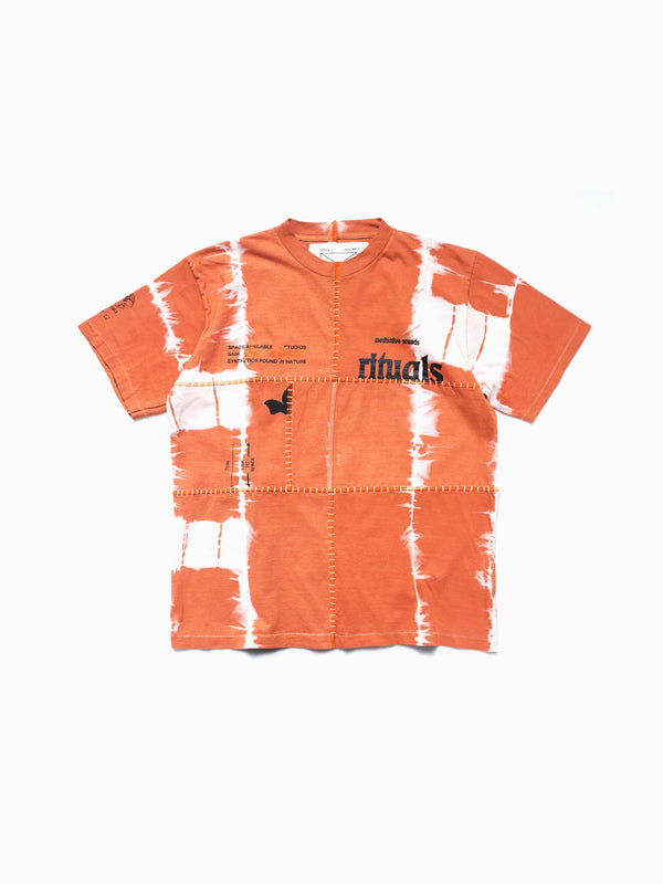 space available Upcycled Plant Dye Tee Orange