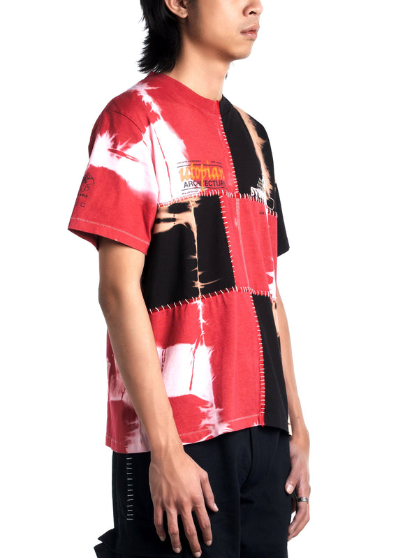 Space Available Upcycled Plant Dye Tee Red