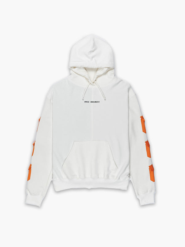 space available Upcycled Pocket Hoodie Natural