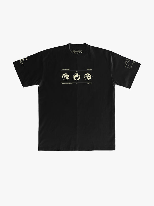 space available Upcycled Studies T Black