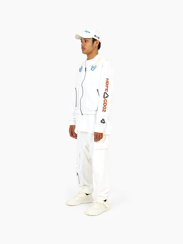 Space Available Utility Recycling Vest White