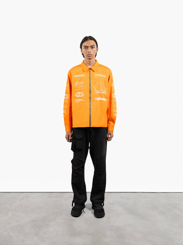 Space Available Utopia Work Jacket Orange