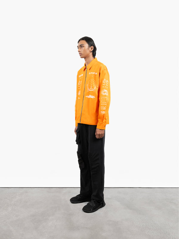 Space Available Utopia Work Jacket Orange