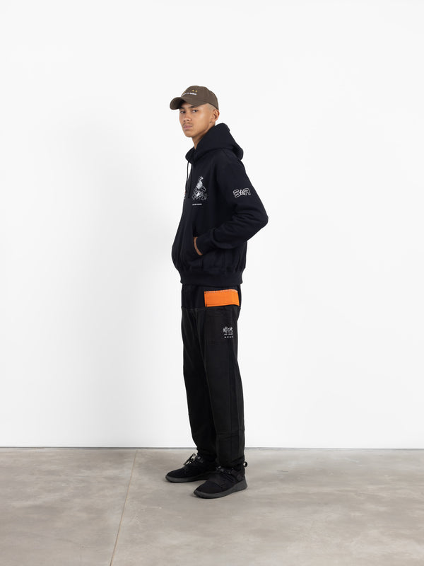 Space Available Utopian Architecture Hoodie Black