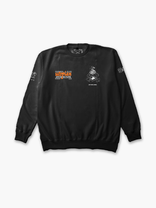 space available Utopian Architecture Sweat Black