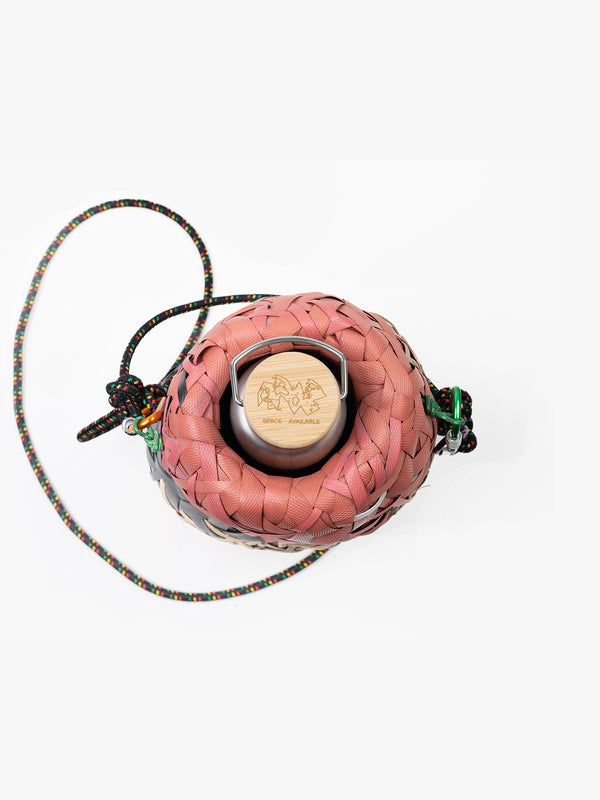 Space Available Woven Water Bottle Holder Set