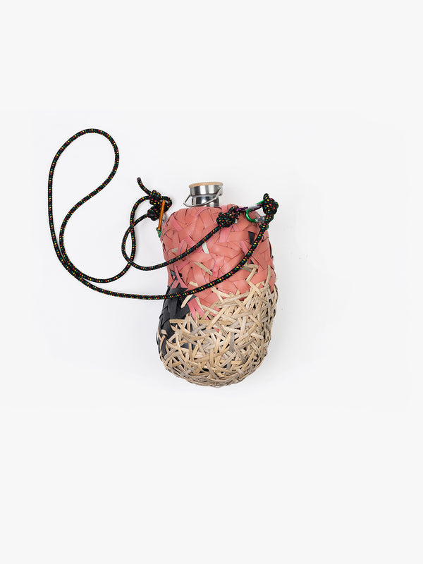 space available Woven Water Bottle Holder Set