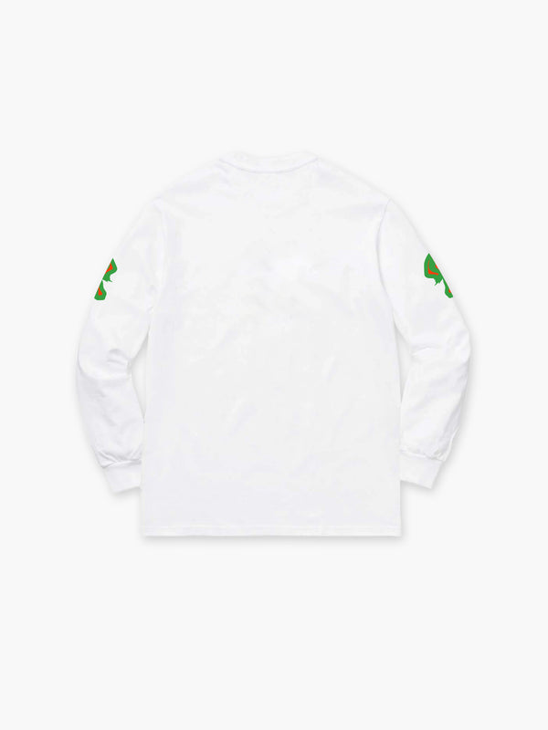 Space Available Utopia Dreams Long Sleeve T-Shirt White
