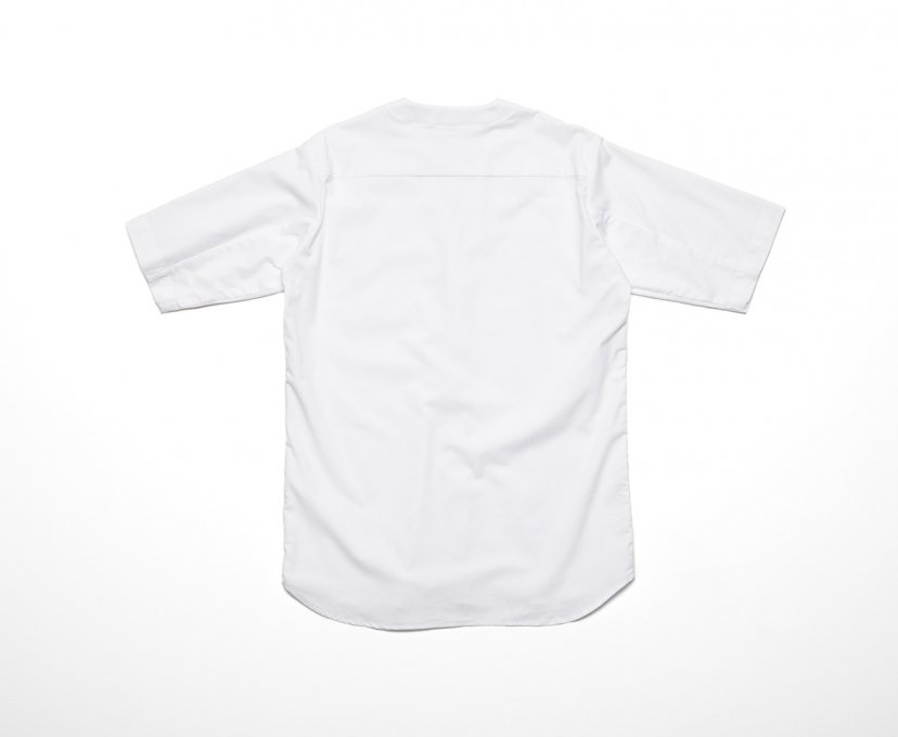 Spalwart Coaches No Collar Shirt S/S White