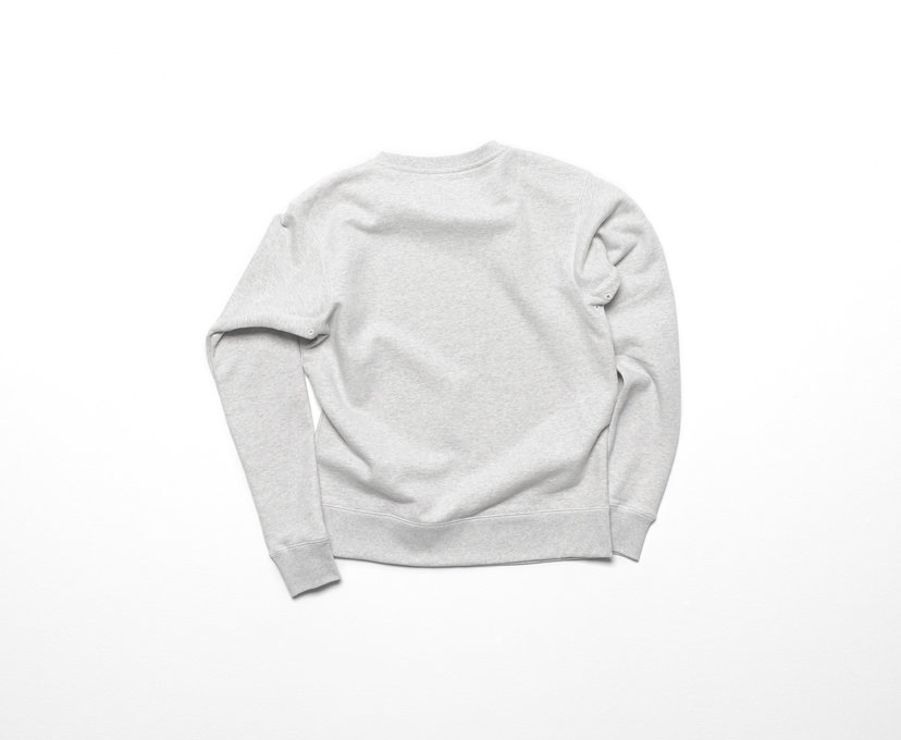Spalwart Team Crew Sweatshirt   White Melange