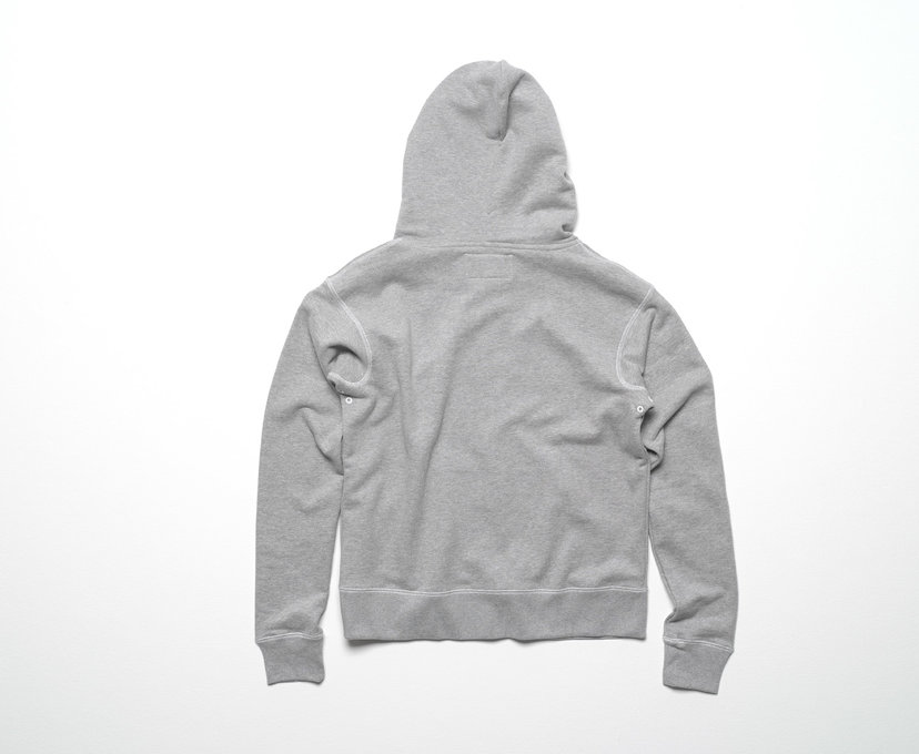Spalwart Team Zip Hood Sweatshirt   Grey Melange