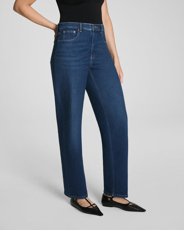 Spanx 90s Straight Leg Jeans Adriatic Blue