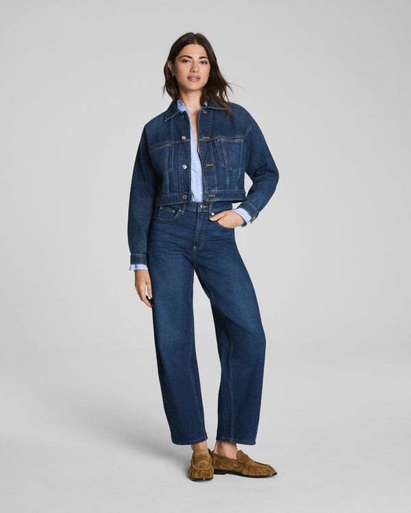 Spanx Barrel Leg Jeans Adriatic Blue