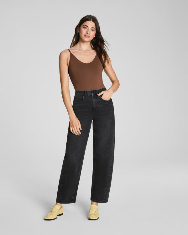 Spanx Barrel Leg Jeans Carbon
