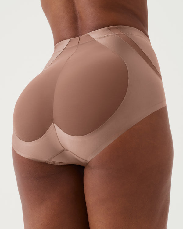 spanx Booty-Lifting Brief Cafe Au Lait