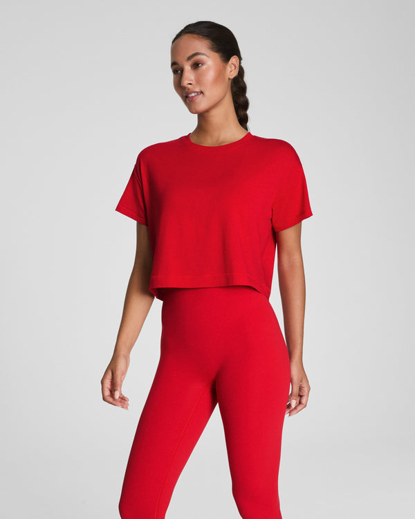 spanx Cropped Tee SPANX® Red