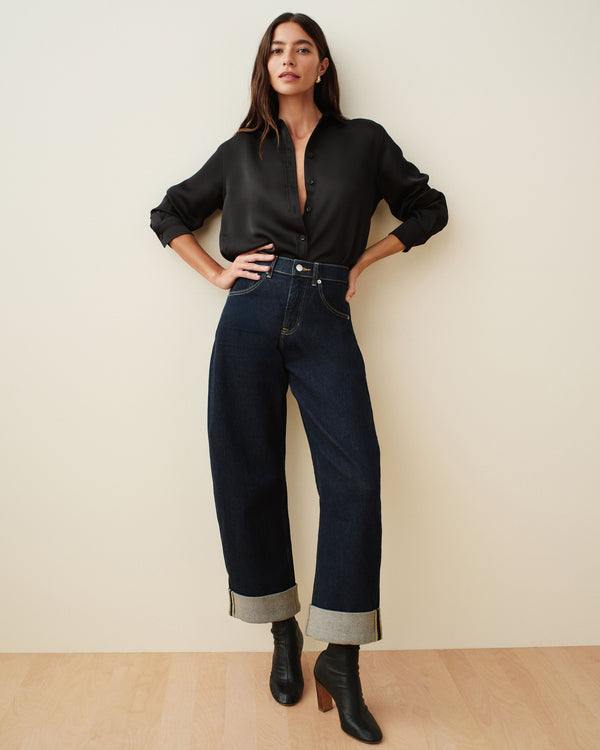 Spanx Cuffed Horseshoe Jeans Marina