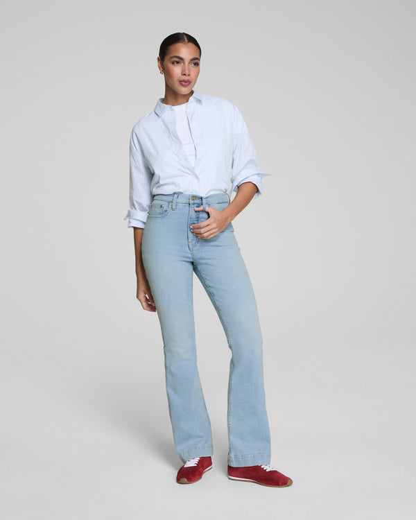 spanx Flare Jeans Tidal Blue