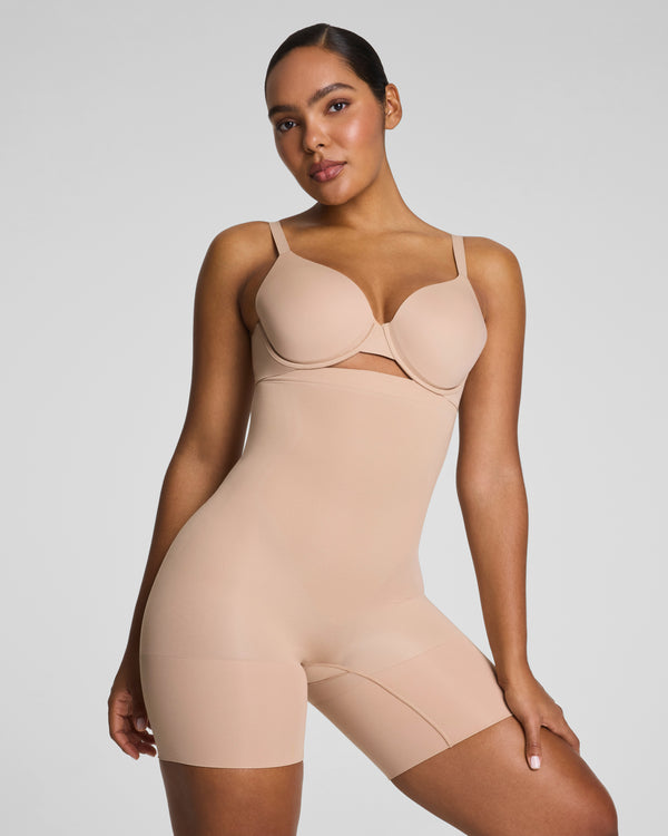 spanx High-Waisted Mid-Thigh Short Chai