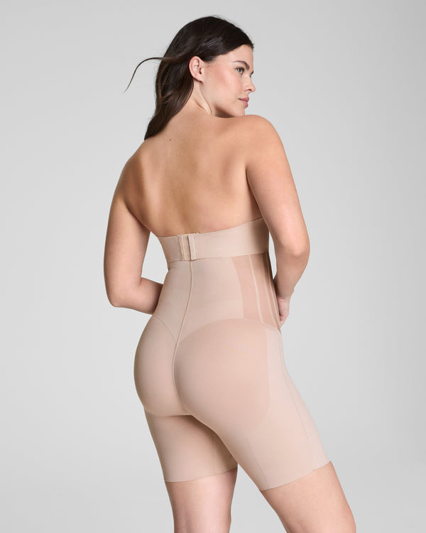 Spanx High-Waisted Mid-Thigh Short Natural Bronze