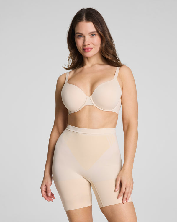 spanx Mid-Thigh Short Toasted Coconut