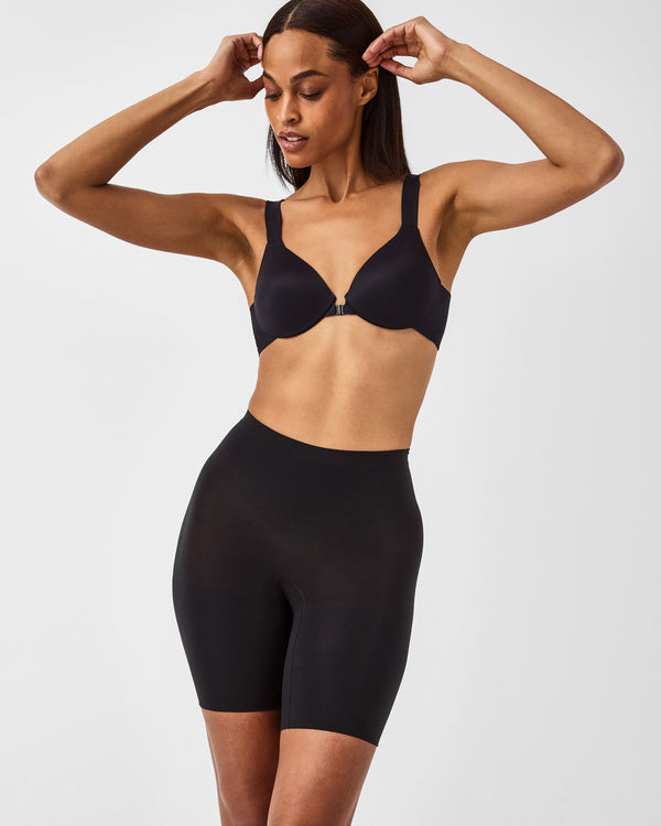 Spanx Mid-Thigh Short Very Black