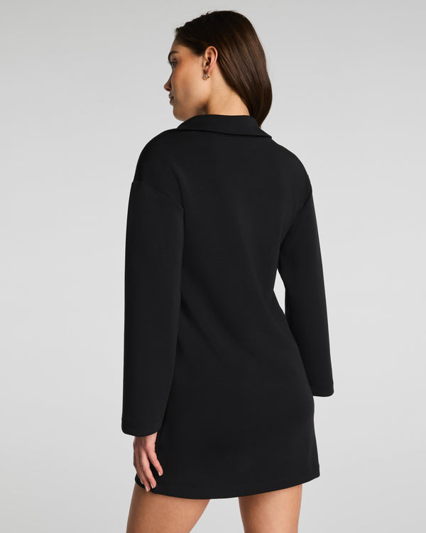 Spanx Polo Long Sleeve Dress Very Black