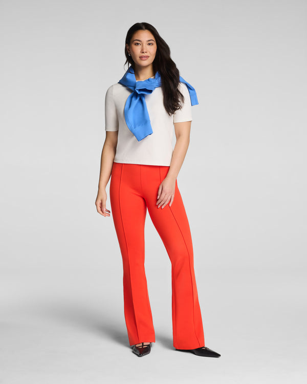 spanx Ponte Flare Pant Poppy