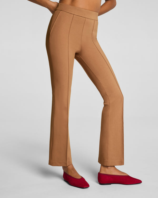 Spanx Ponte Kick Flare Pant With Pintuck Maplewood