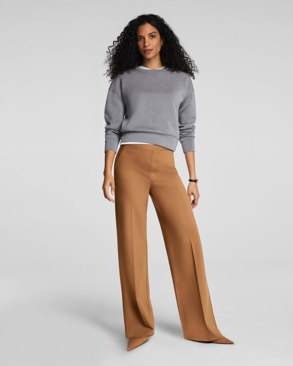 spanx Ponte Wide Leg Pant Maplewood
