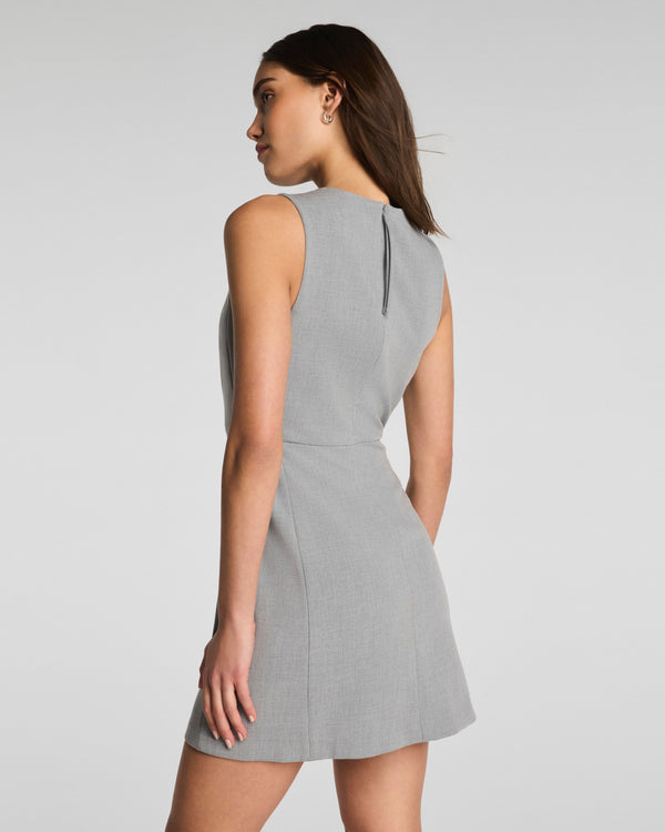 Spanx Sleeveless Crewneck Mini Dress Heather Grey