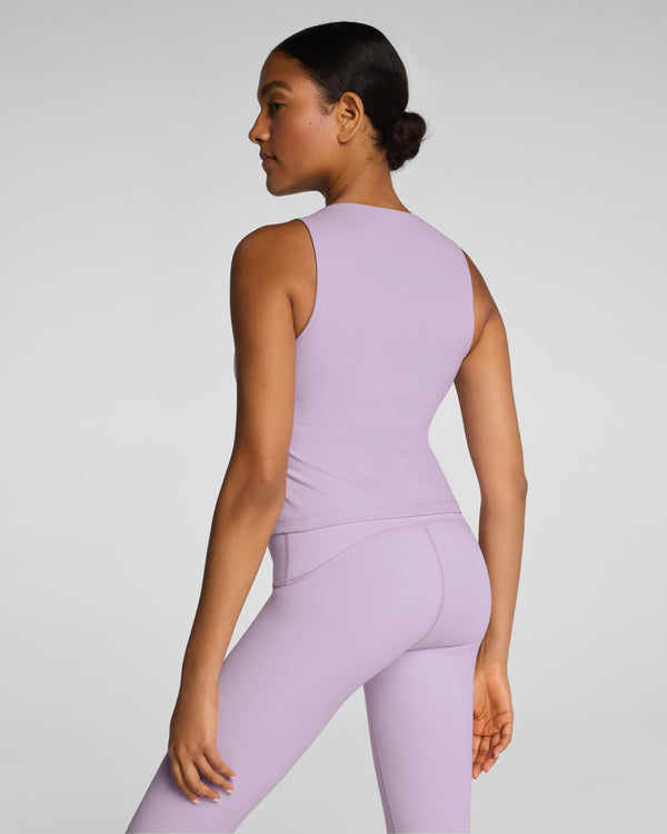 Spanx Square Neck Shelf Tank Verbena